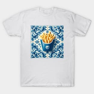 Delft Tile With Fast Food No.2 T-Shirt